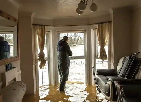 water damage restoration service Hugo